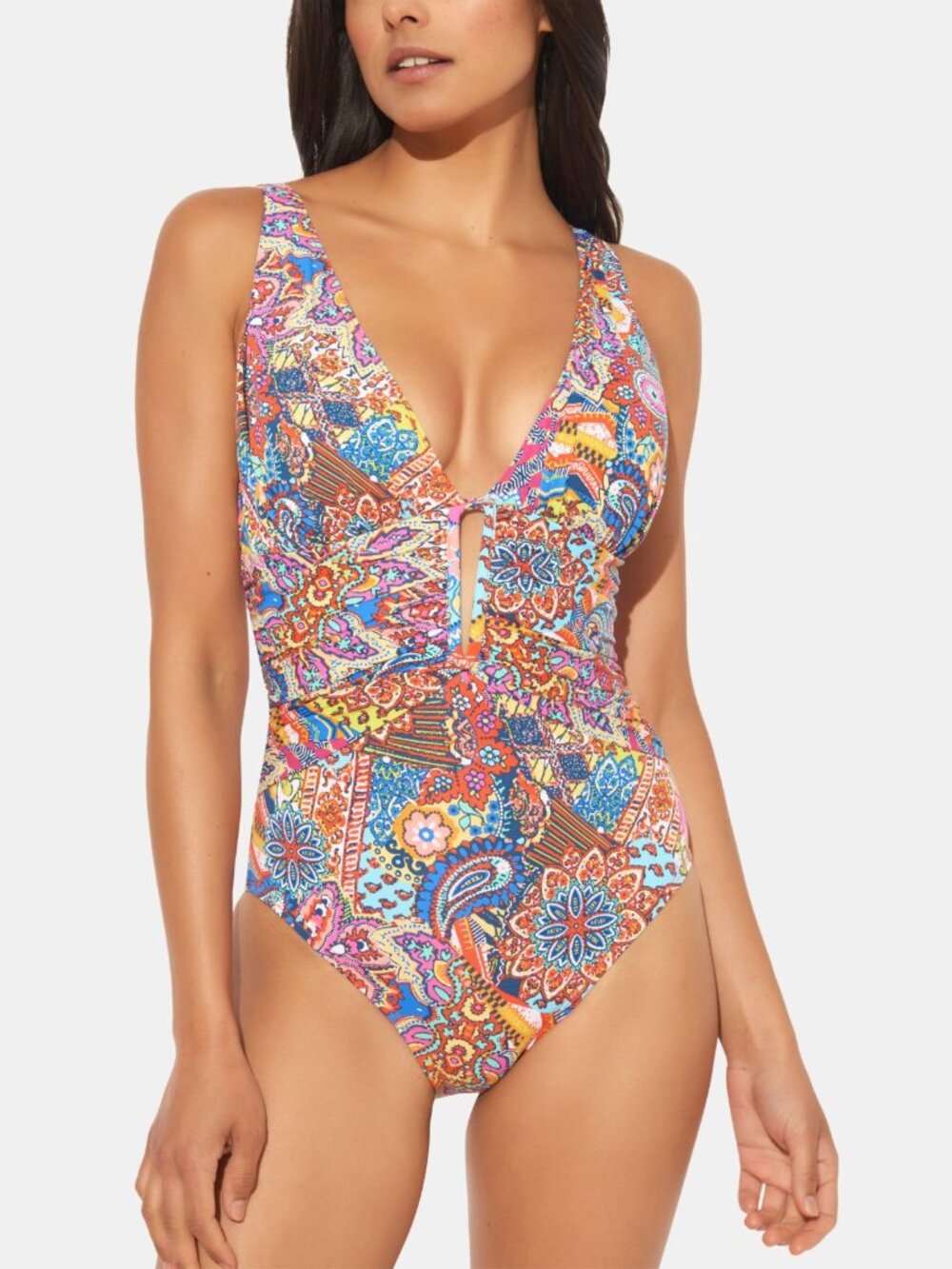 Bleu Rod Beattie Womens Groovy Baby OTS Molded Cup One Piece Swimsuit